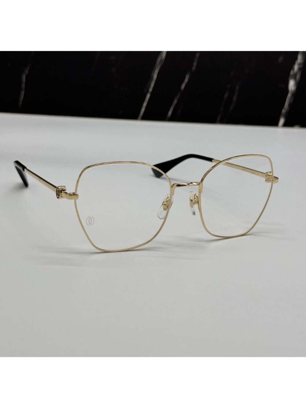 NWT Cartier Gold Women Eyeglasses CT0413O 001 Authentic